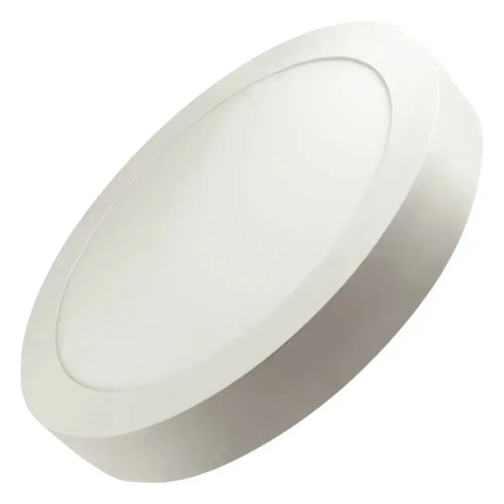 Painel led redondo sobrepor 28CM 24W 6500K biv Ourolux — fotografia 3