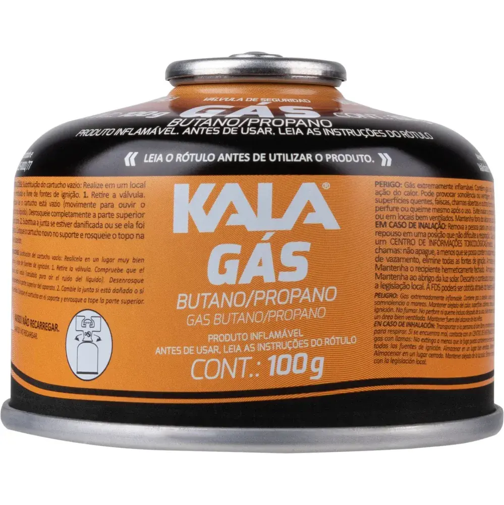 Cartucho de gás com válvula de segurança Kala — fotografia 6