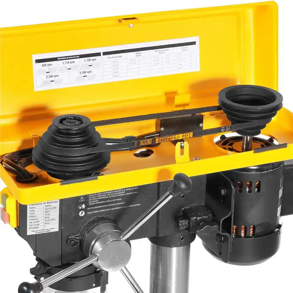 Furadeira de bancada 1/2 pol 1/3HP FBV013 Vonder 220 V — fotografia 7