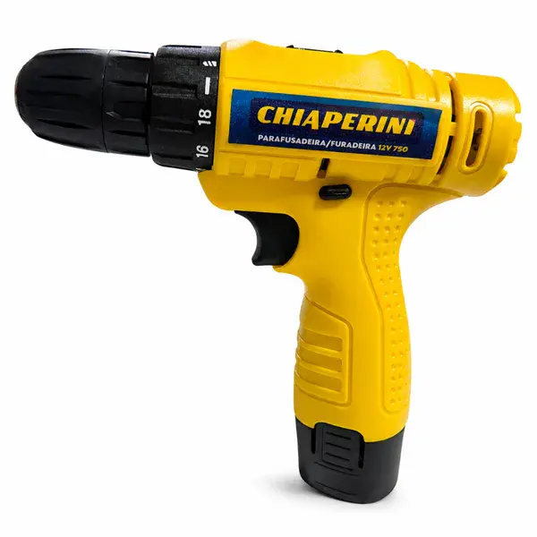 Parafusadeira e furadeira 12V 750 - Chiaperini — fotografia de referência