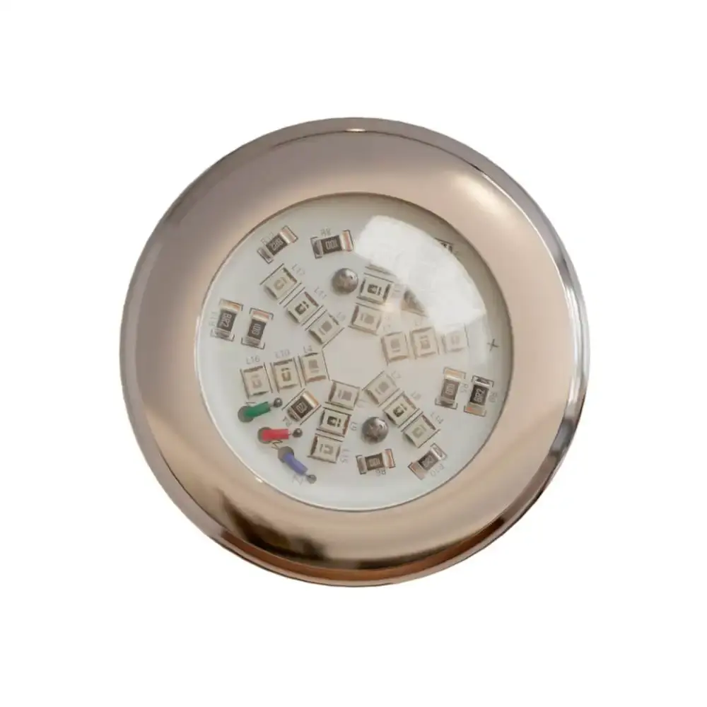 Luminária LED 9W inox RGB eco 1,5 metros Sodramar — fotografia de referência
