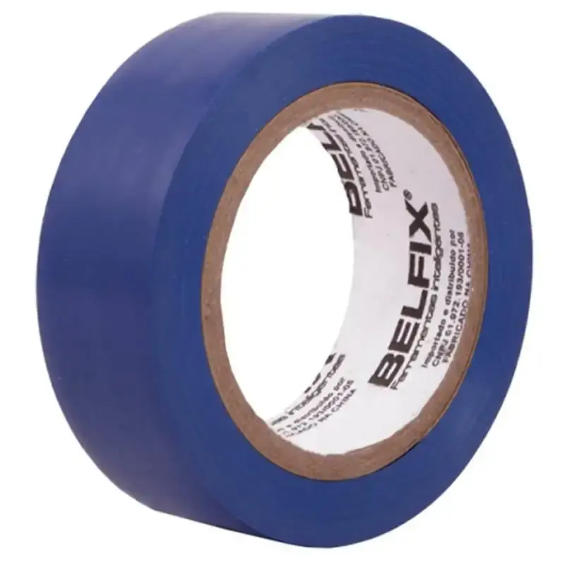 Fita Isolante 600V Antichama 19 MM x 10 Metros Colorida com 6 Rolos BEL — fotografia 7