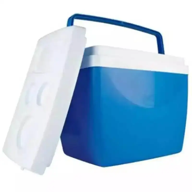 Caixa térmica cooler 34 litros azul Mor — fotografia de referência