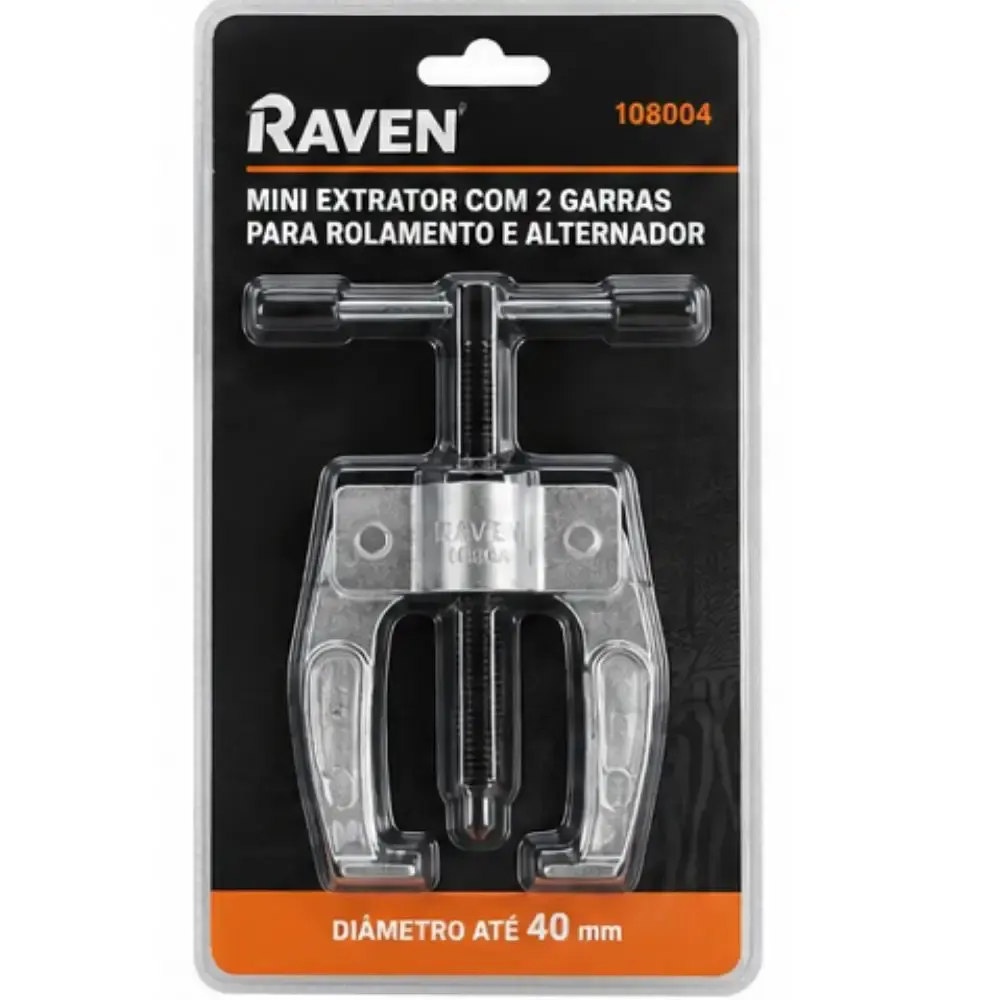 Mini extrator com 2 garras para rolamento e alternador 40MM 108004 Raven — fotografia 3