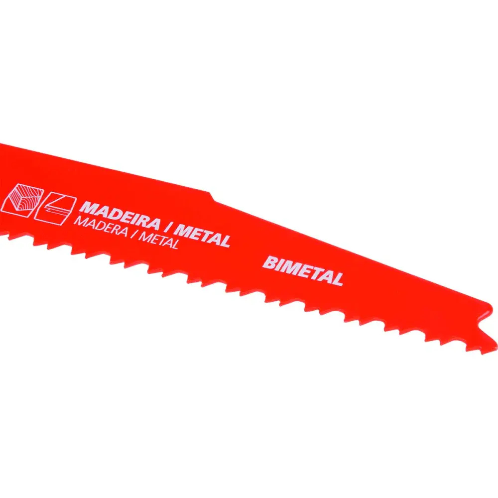 Lâmina para serra sabre bimetálica 1/2” 200MM 6/12 dentes Worker — fotografia 3