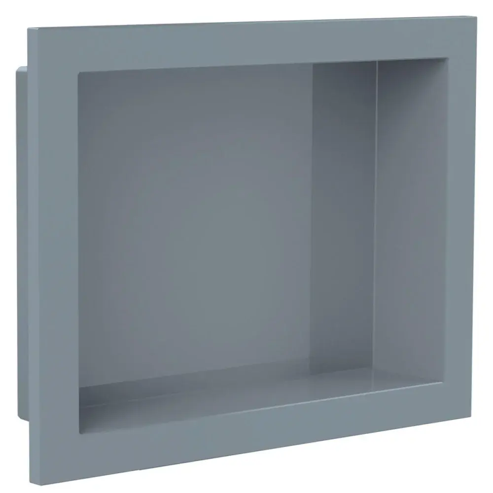 Nicho de banheiro para embutir cinza urbano 30X40CM Arquitech