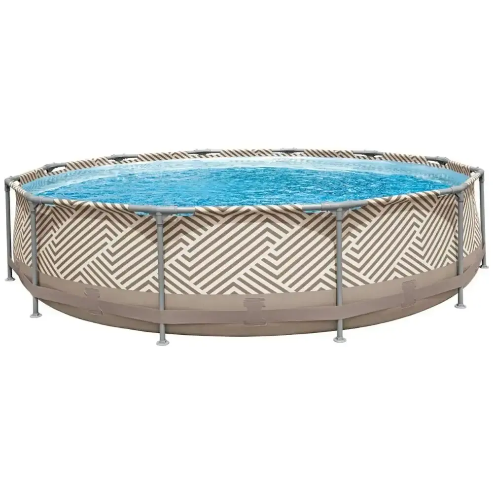 Piscina de armação circular 7.200 litros diâmetro 3,6 metros Mor — fotografia de referência