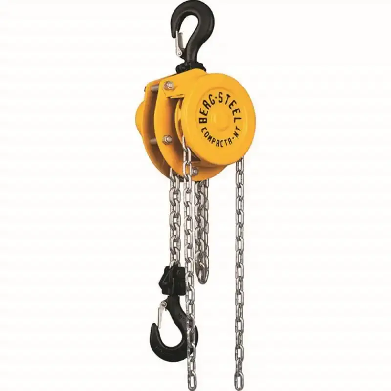 Talha manual 0.5 TON x 5 metros compacta 500-NT berg steel