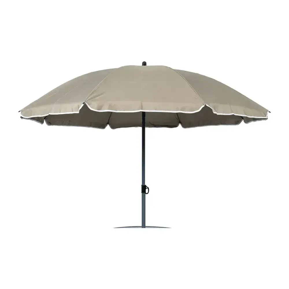 Conjunto de mesa e cadeiras com ombrelone marrom Kala — fotografia 10