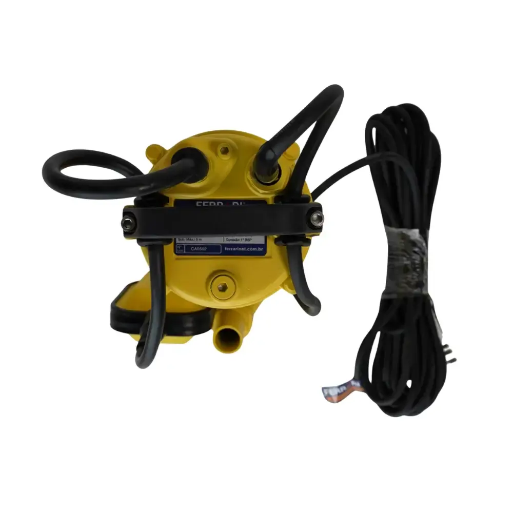 Bomba submersível para água suja 370W premium BS16 Ferrari 110 V — fotografia 4