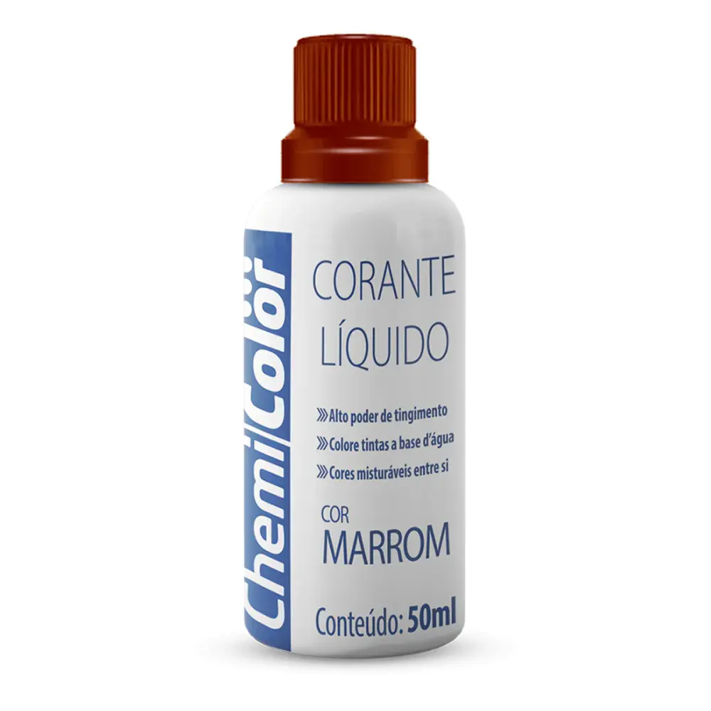 Corante liquido marrom Chemicolor — fotografia de referência