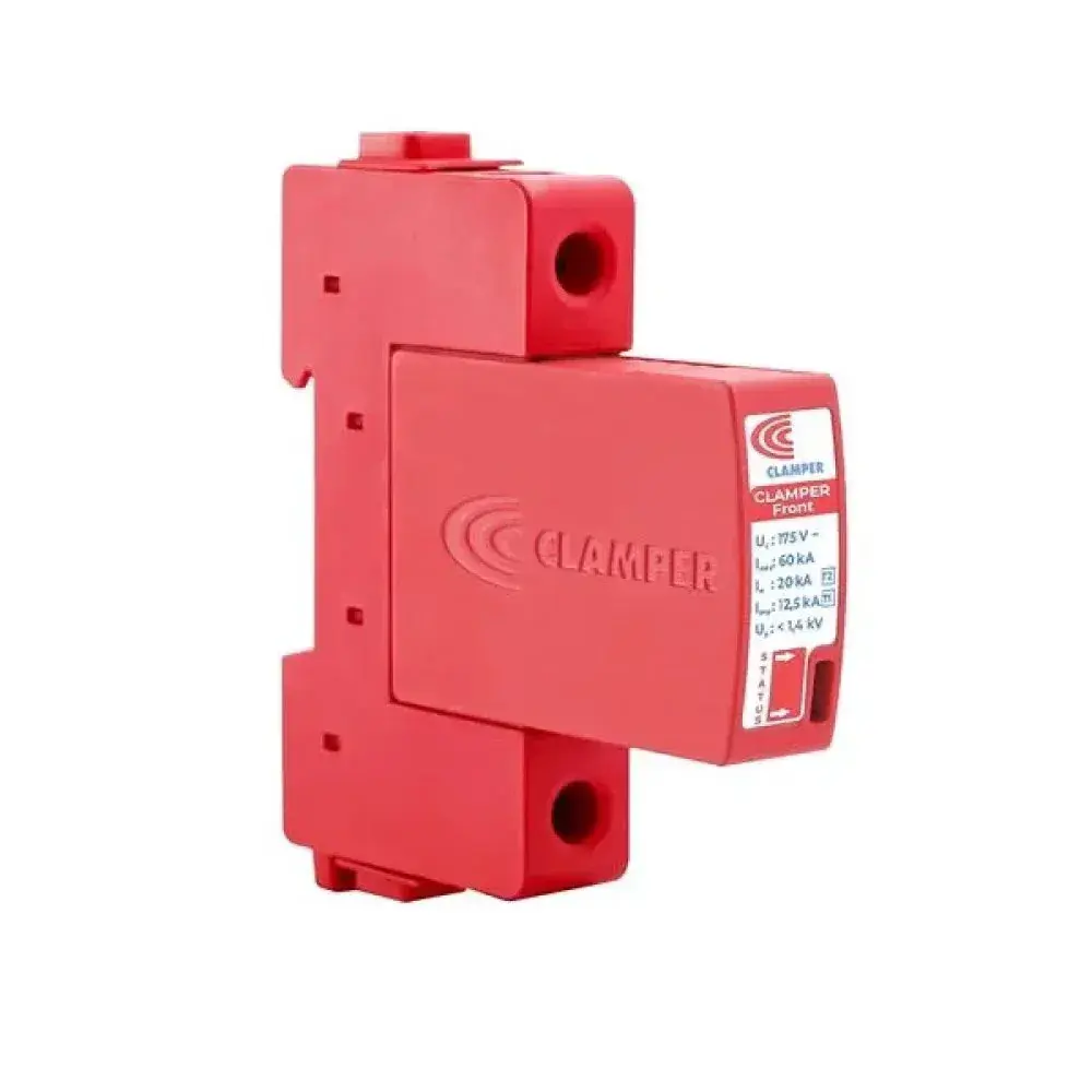 Protetor de surto dps 12/60KA 275V classe 1/2 Clamper — fotografia 3