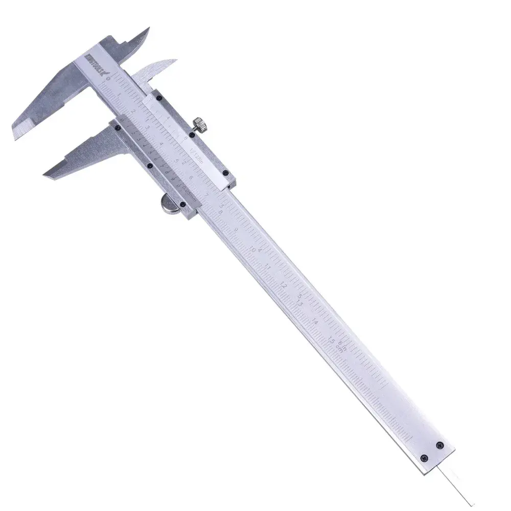 Paquímetro universal 500.150 kingtools - aço carbono fosco 150MM graduação de 0,05MM King Tools — fotografia 9