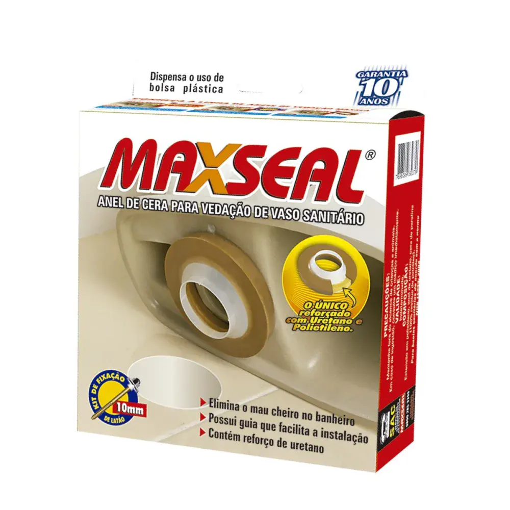 Anel vedação Maxseal cera com guia