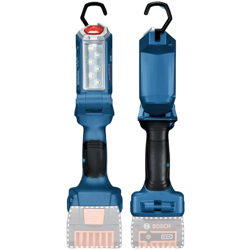 Lanterna a bateria LED 330 lúmens GLI18V-330 com bateria 18V 4AH Bosch — fotografia 5