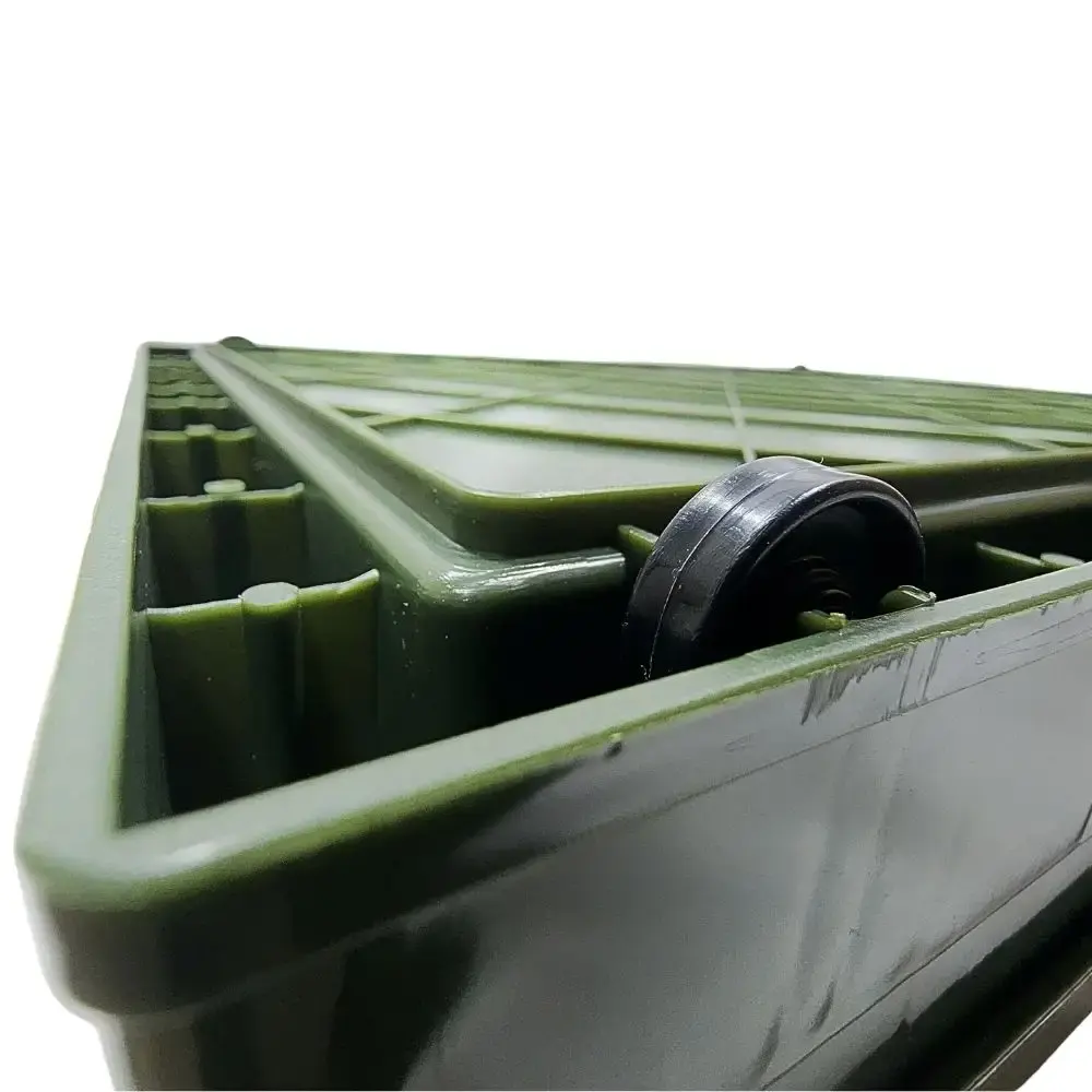 Caixa dobrável organizadora de armazenamento acampamento camping pesca carro 50L Zelt — fotografia 4
