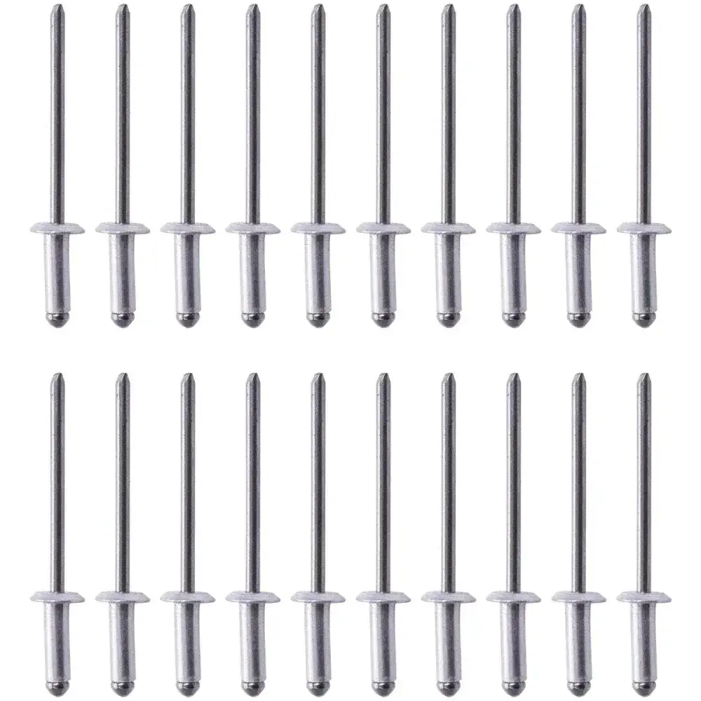 Rebite de alumínio 4MM x 10MM 422100 Worker 20 peç — fotografia 6