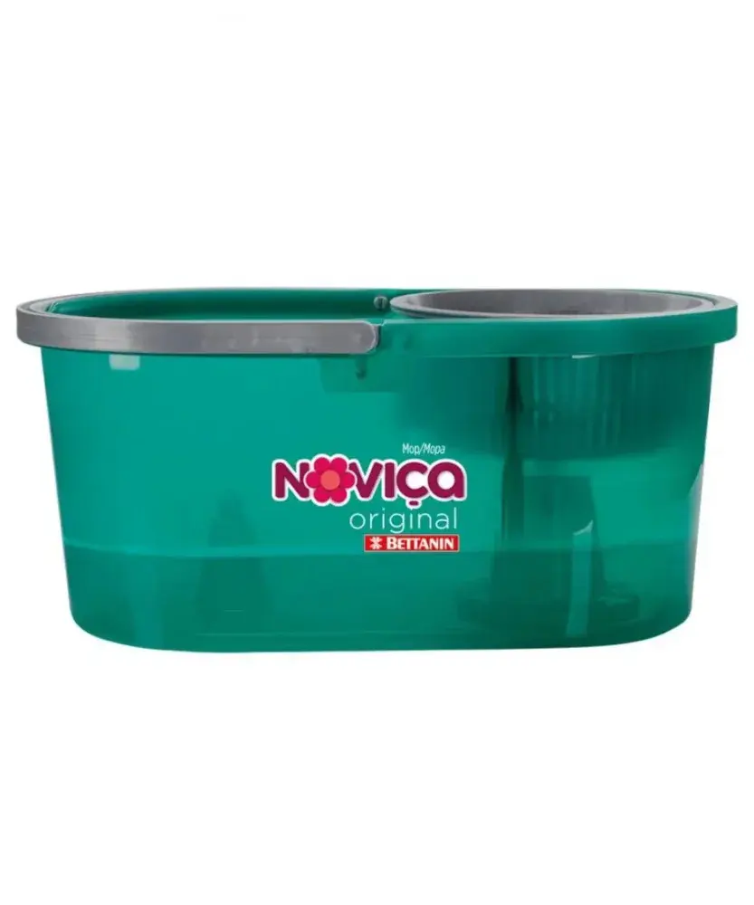 Mop giratório original antirespingos 23CM 13L noviça Bettanin — fotografia 2