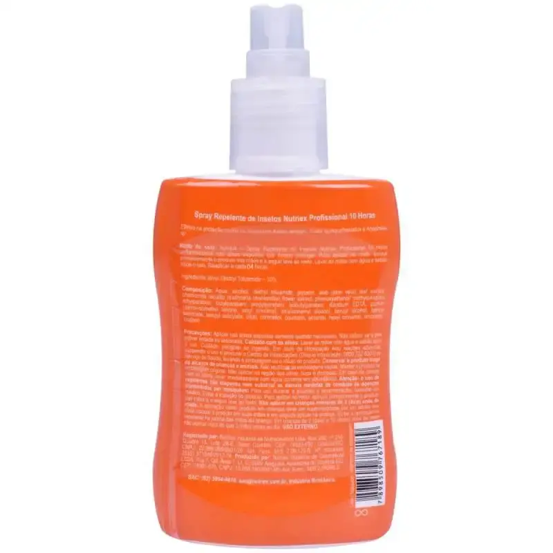 Repelente de insetos spray 100 ML profissional até 4 horas de proteção Nutriex — fotografia 3