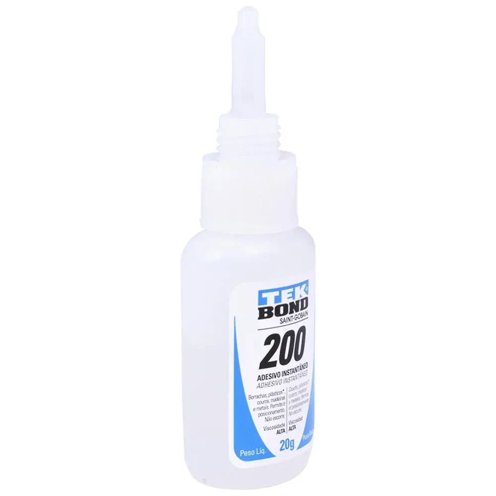 Adesivo instantâneo 200 blister 20GR Tekbond — fotografia 4