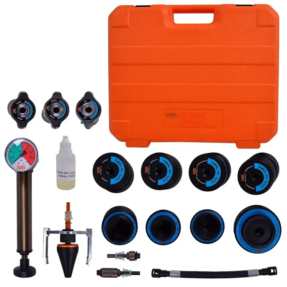 Kit teste do sistema de arrefecimento automotivo Raven — fotografia 6