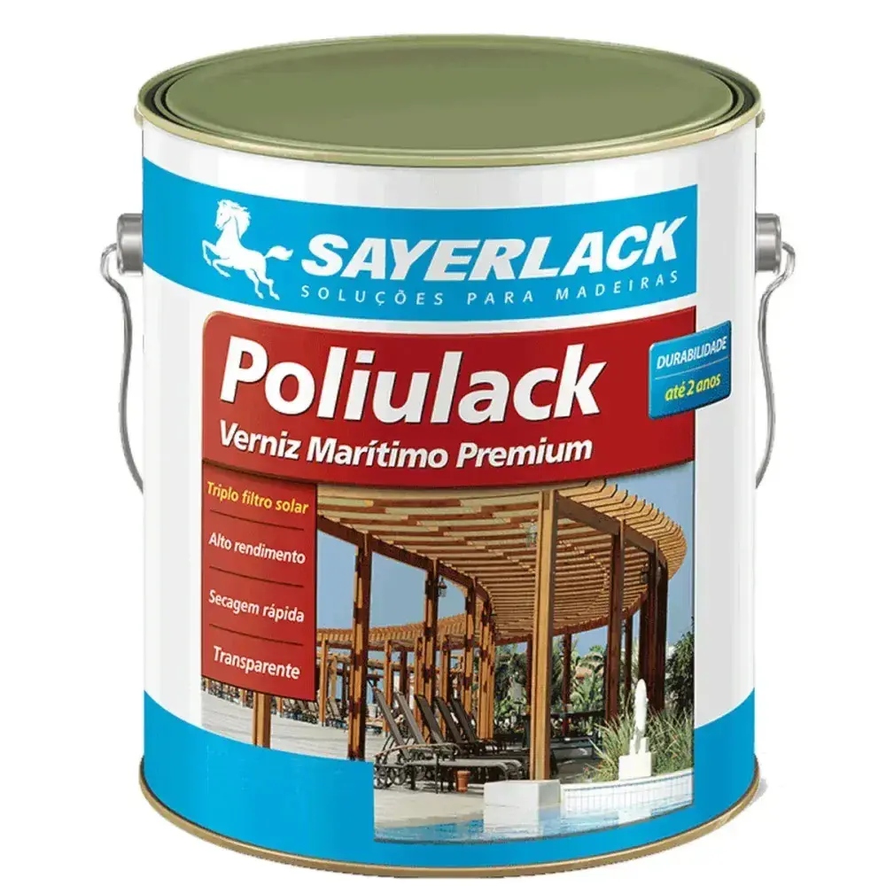 Verniz poliulack brilhante 3,6L transparente Sayerlack — fotografia 2