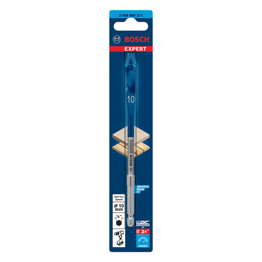 Broca para madeira EXPERT Self Cut Speed 10 x 152mm BOSCH — fotografia de referência