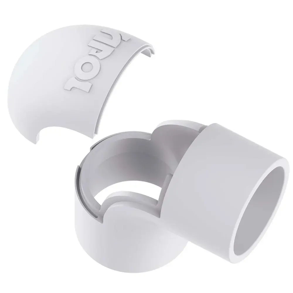 Joelho em pvc 3/4 com janela branco Inpol