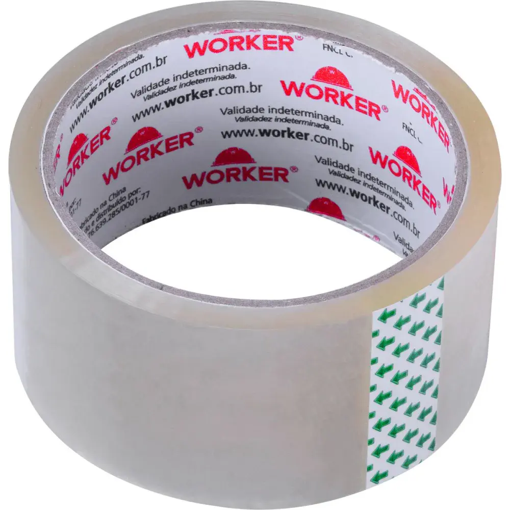 Fita para empacotamento 48MM x 45M transparente Worker