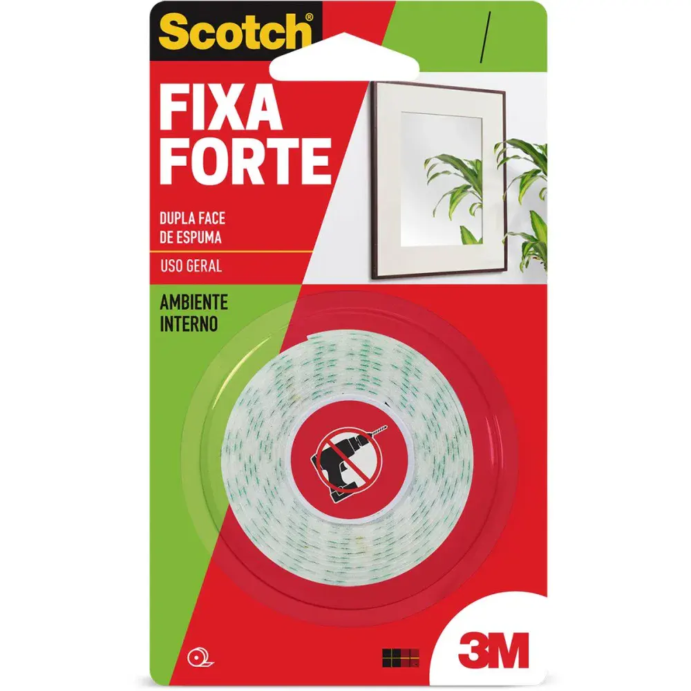 Fita dupla face fixa forte espuma 24MMX1,5M 3M — fotografia de referência