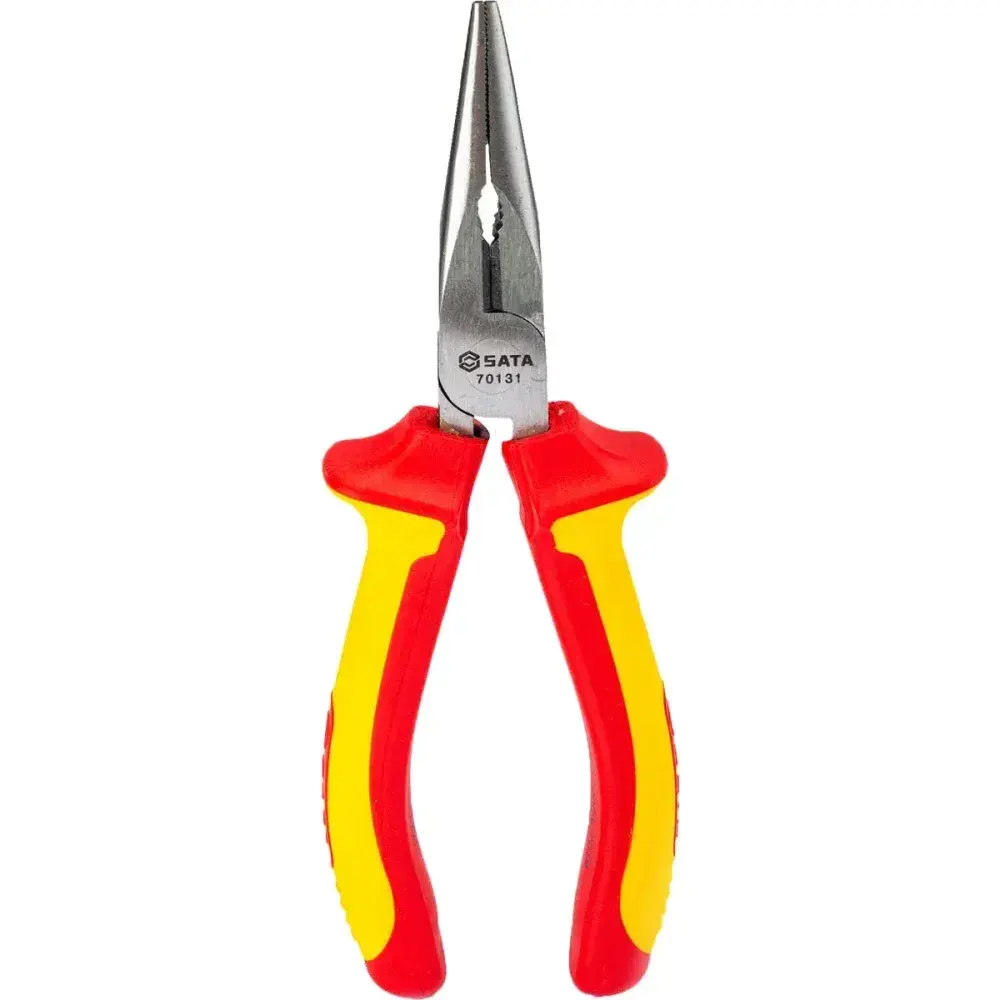 Alicate meia cana longo isolado vde 6” Sata — fotografia 11