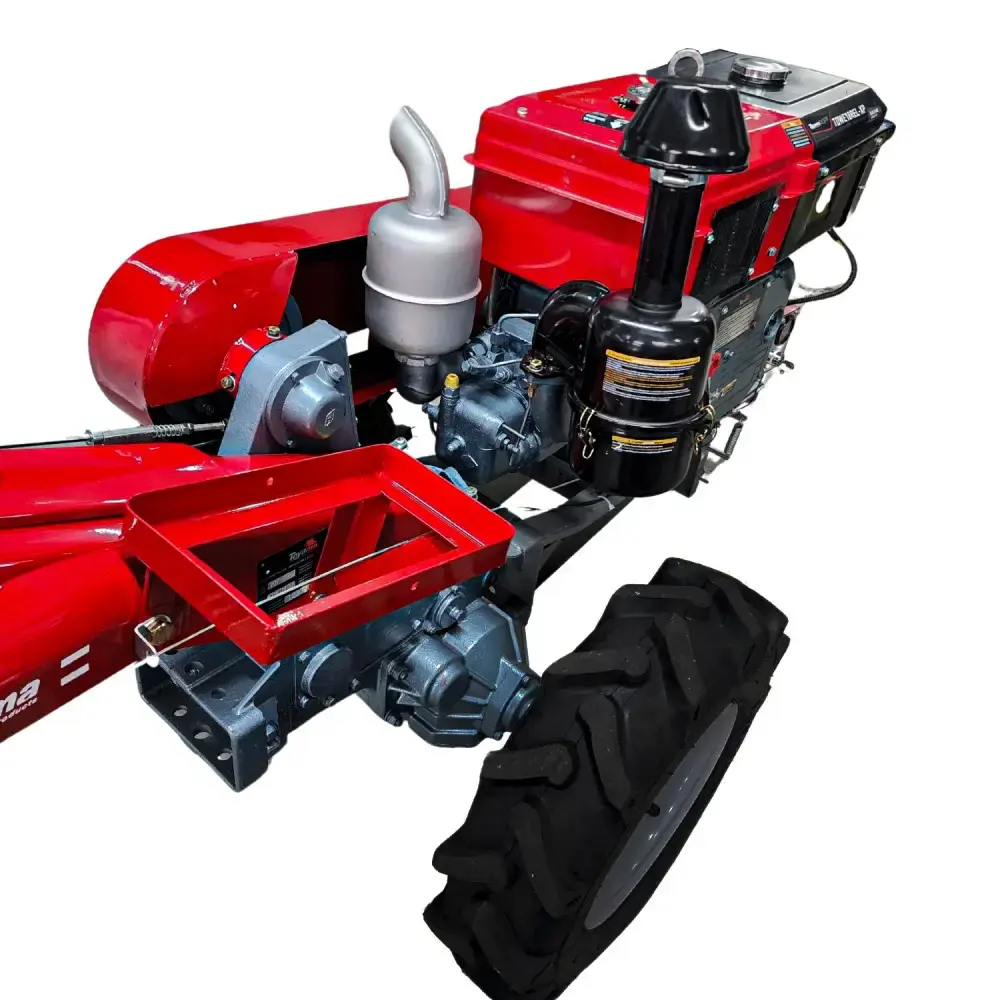 Motocultivador diesel 16,5 HP 4T 942 CC microtrator TDWT80TE 707-006 Toyama — fotografia 5