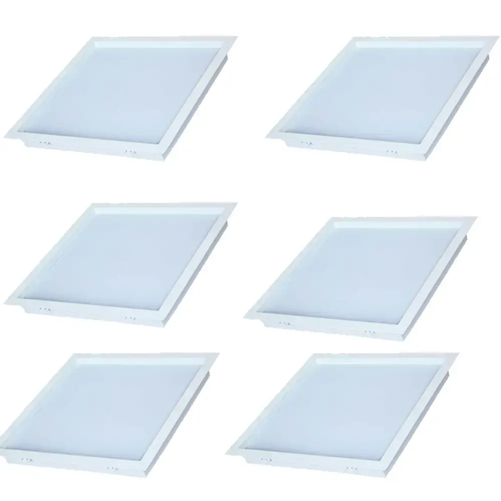 Painel led confort plafon embutir 24W bivolt kit 6 unidades Avant 2700k — fotografia 5