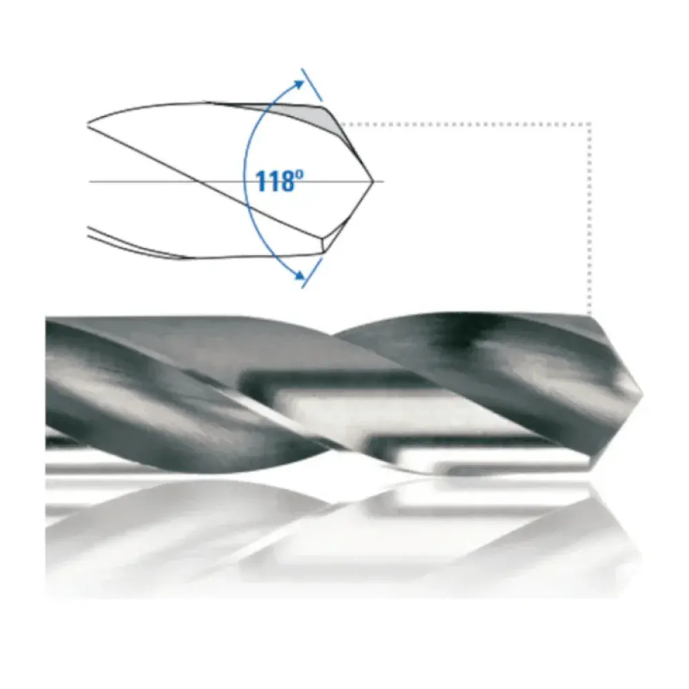 Broca aço rápido 15.00MM longa din 340 TW201 lenox twill — fotografia 4