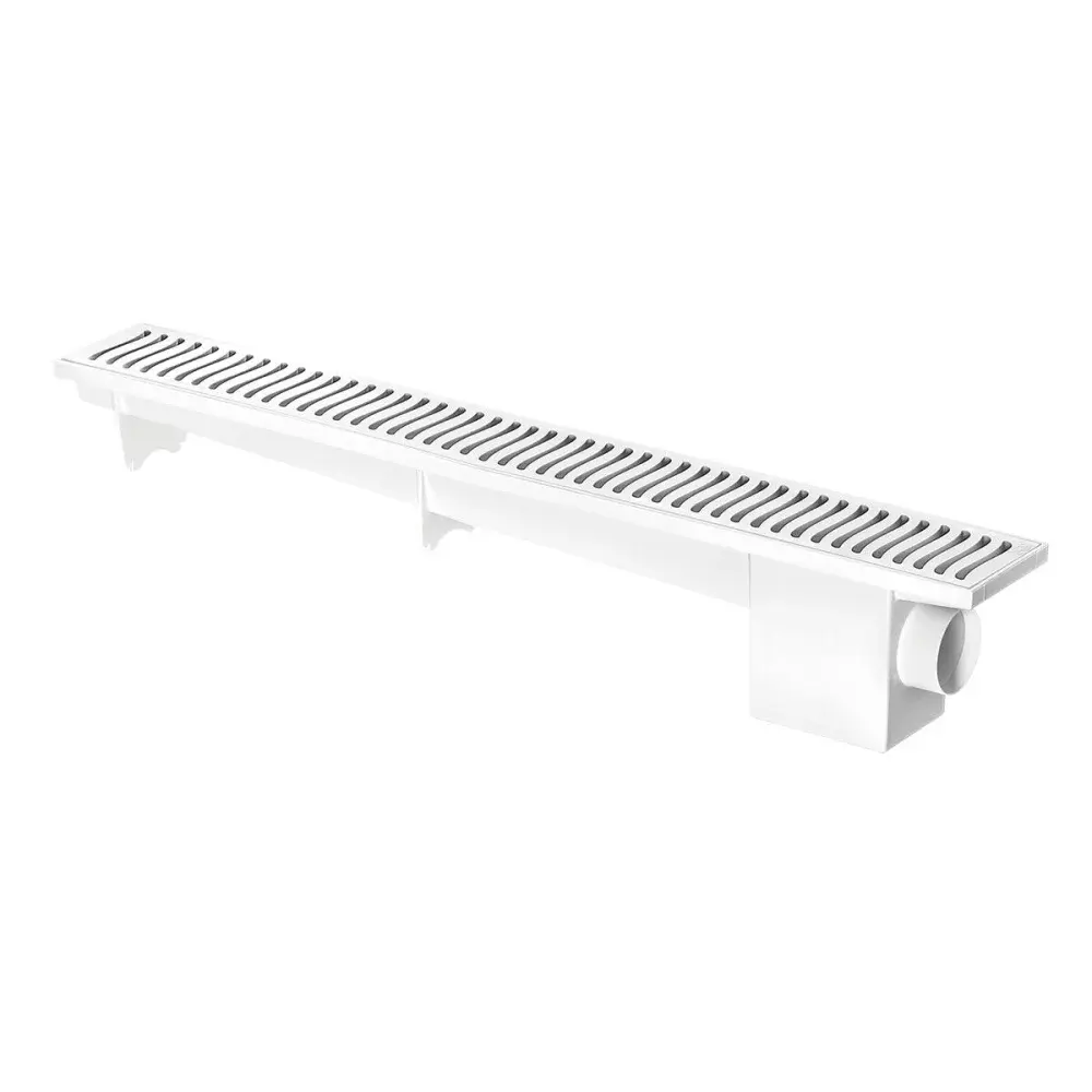 Ralo linear sifonado 50CM branca Herc — fotografia de referência