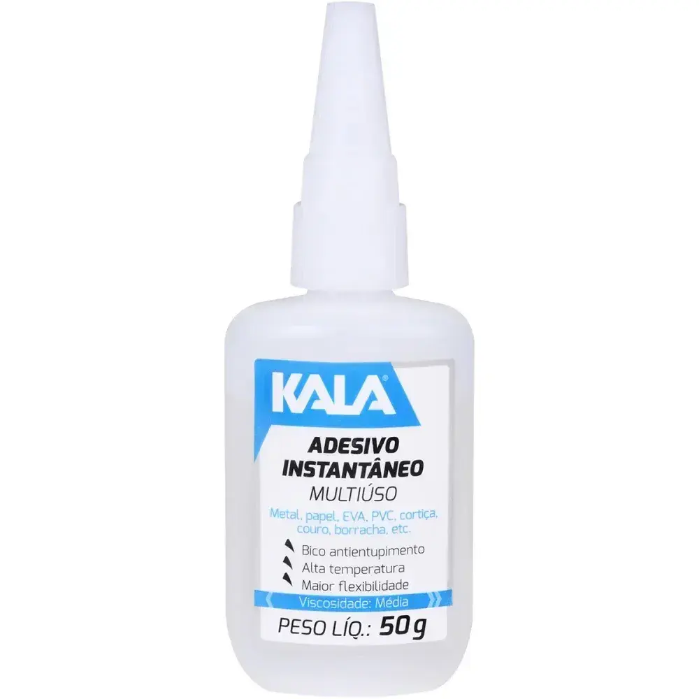 Adesivo instantâneo bico anti entupimento 50G Kala — fotografia 5