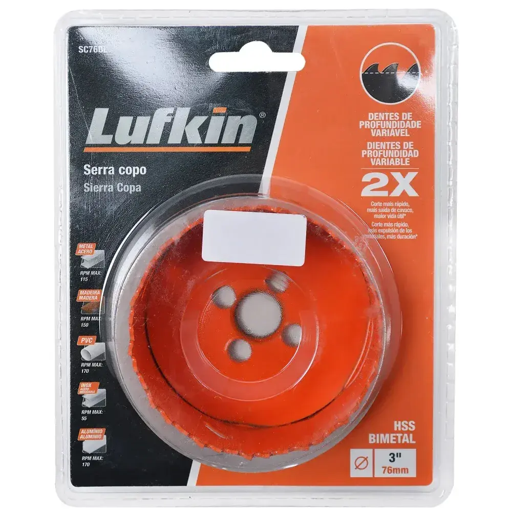 Serra copo 76MM 3” SC76BL Lufkin — fotografia 6