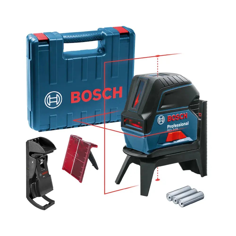 Nível a laser gcl 2-15 5/8” 15M vermelho Bosch — fotografia 7