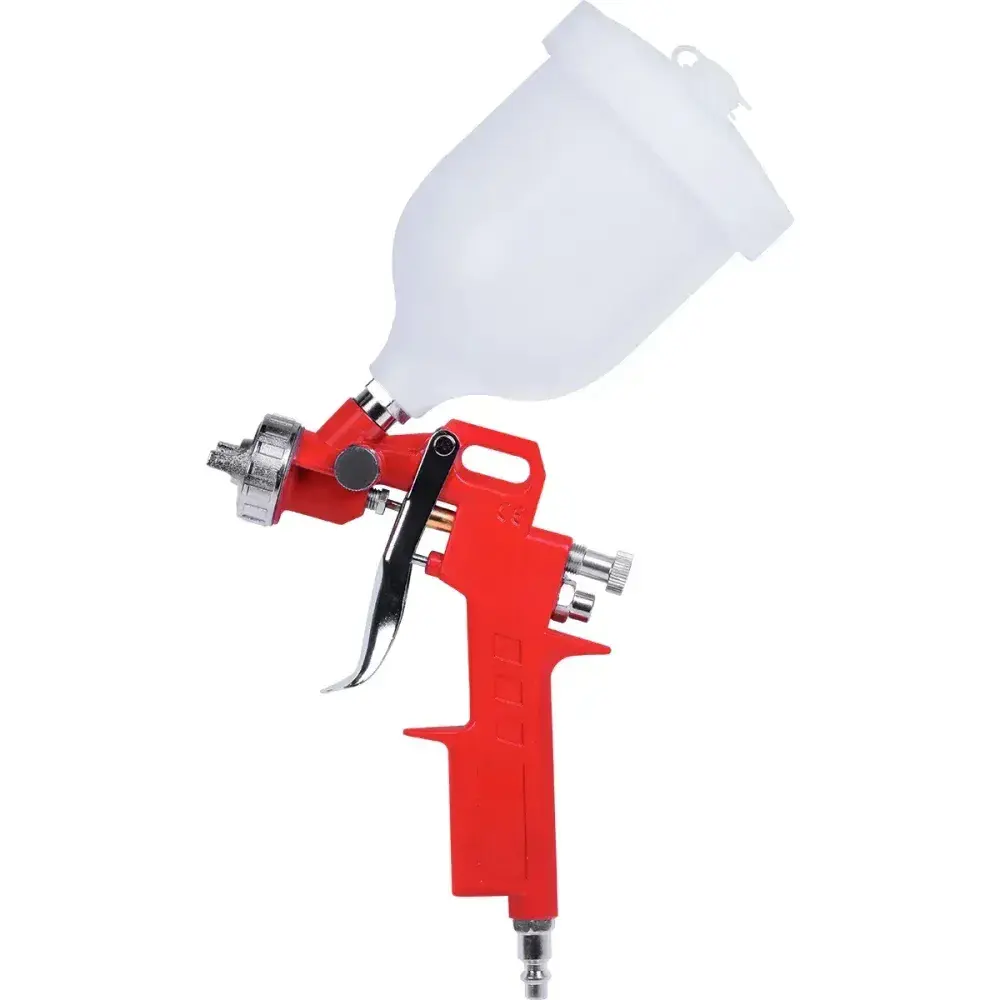 Pistola de pintura hvlp com caneca 1,5MM 600ML primer Bumafer — fotografia 5