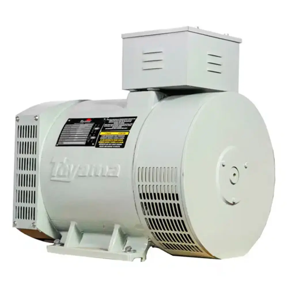 Alternador 7,5 KVA monofásico 127/220V TA7.5CS2 4 polos 270-003 Toyama — fotografia 3