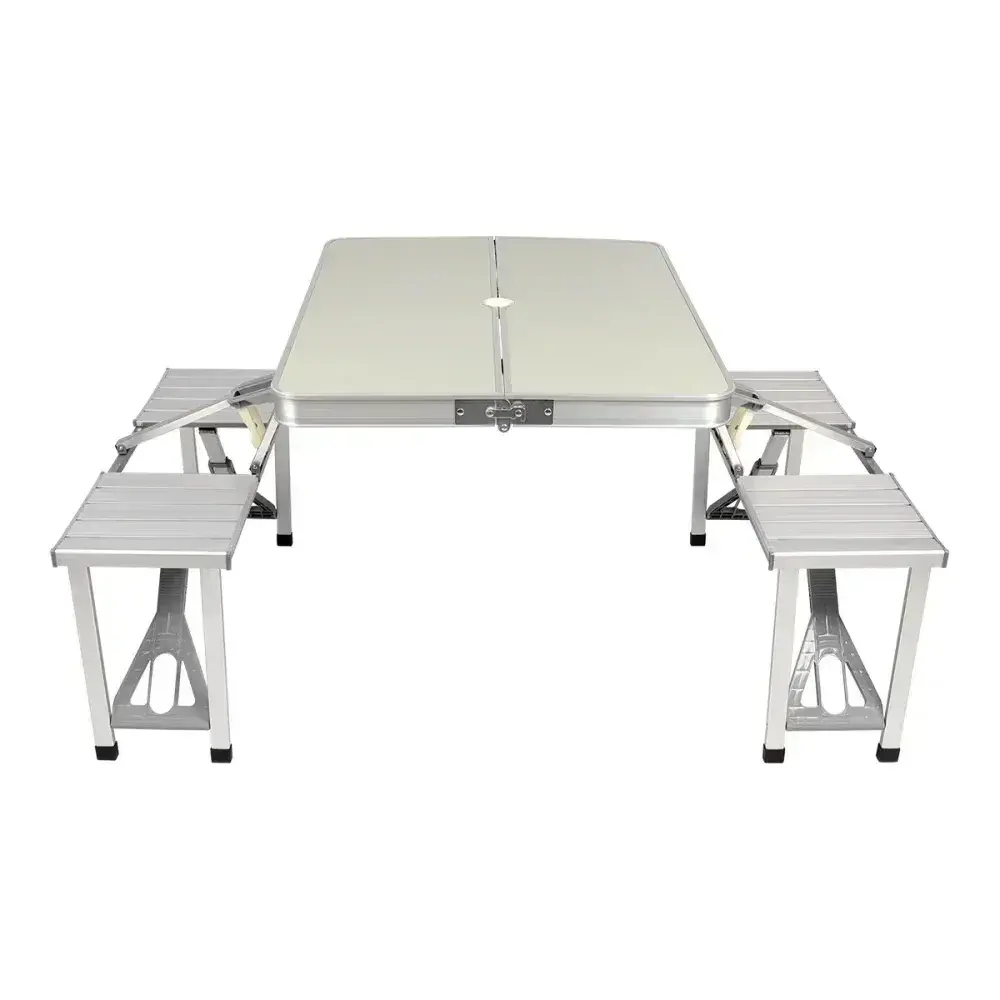 Mesa dobrável deluxe com 4 banquetas Kala — fotografia 7