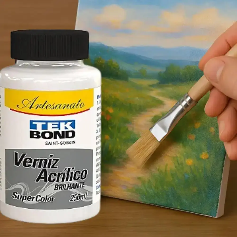 Verniz acrílico brilhante 250ML tekbond TEK Bond — fotografia 3