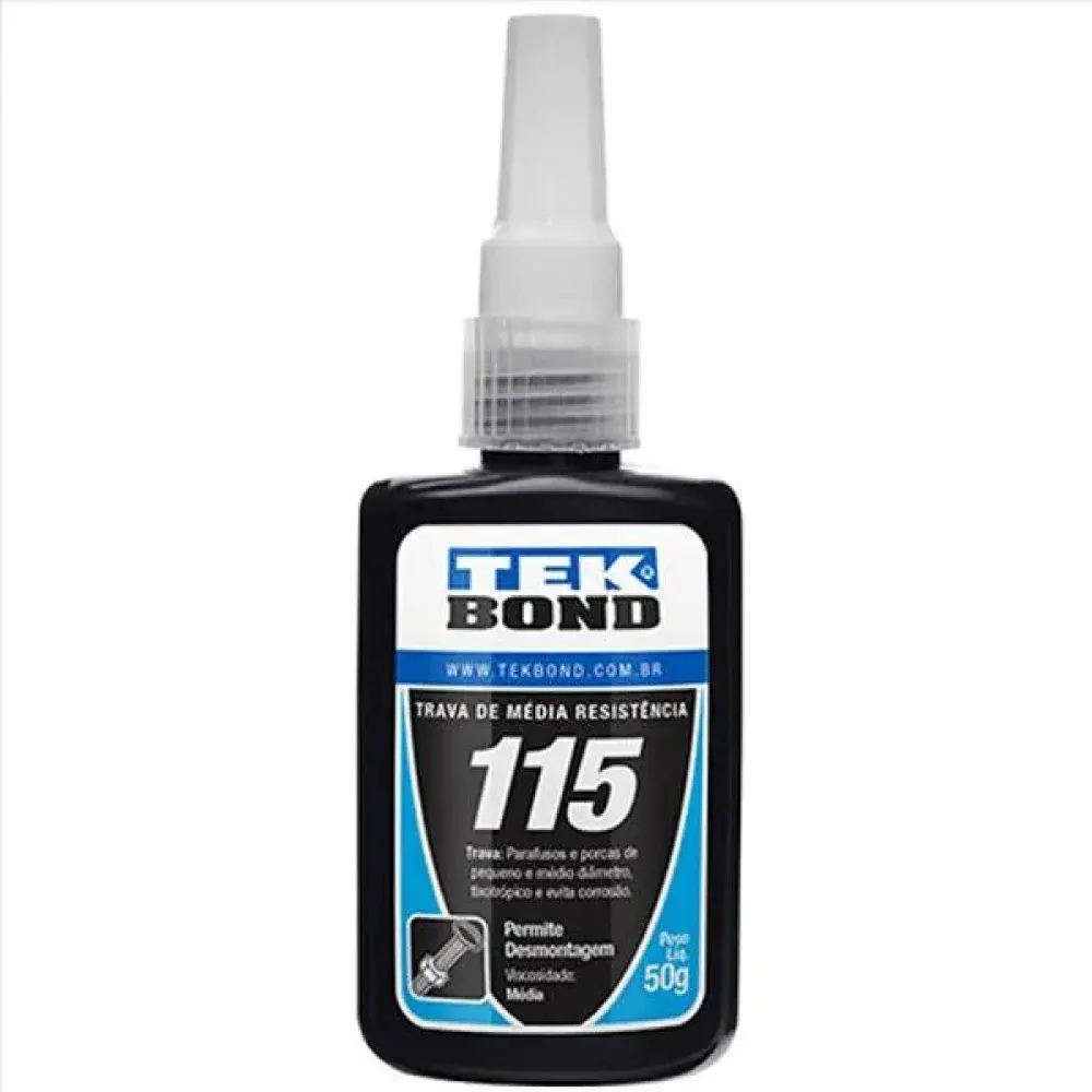 Adesivo trava parafuso 115/50G médio torque Tekbond — fotografia de referência