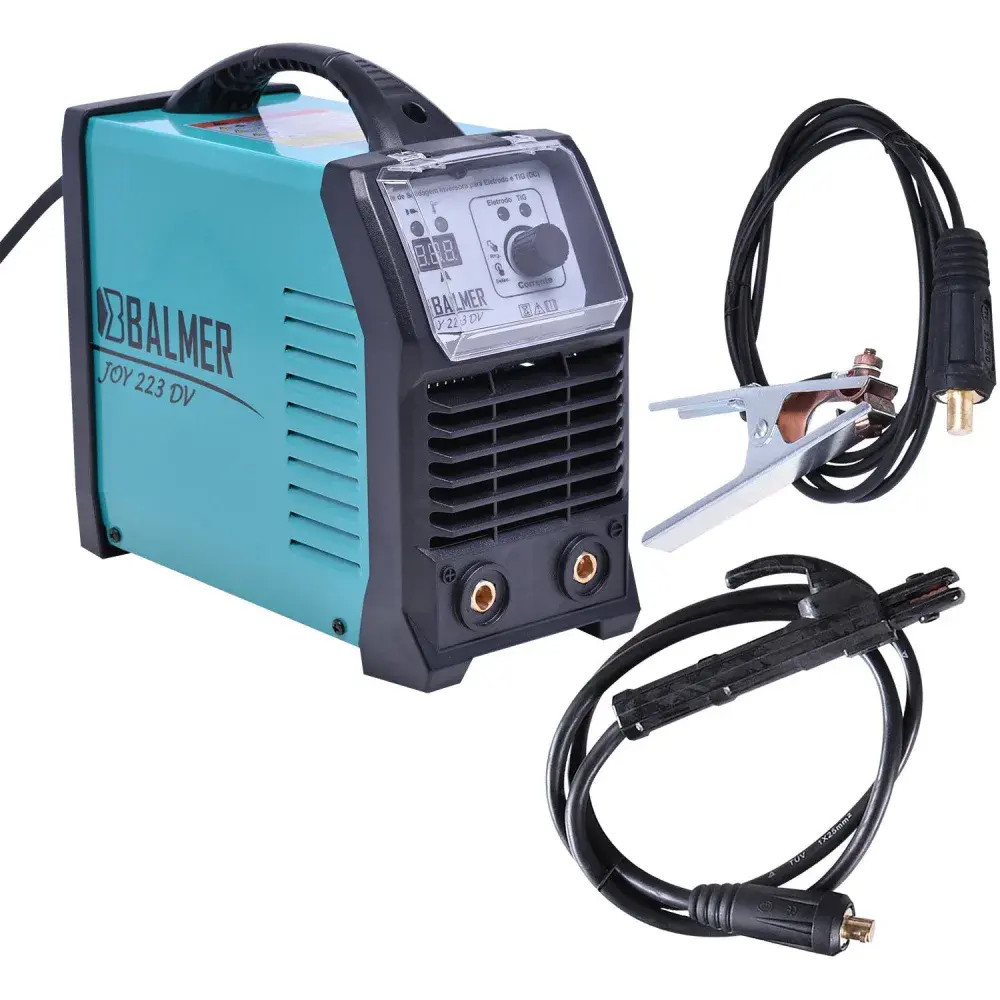 Inversora de solda tig JOY-223-DV 220A monofásico Balmer