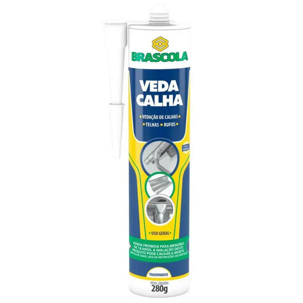 Adesivo veda calha alumínio 280G da Brascola