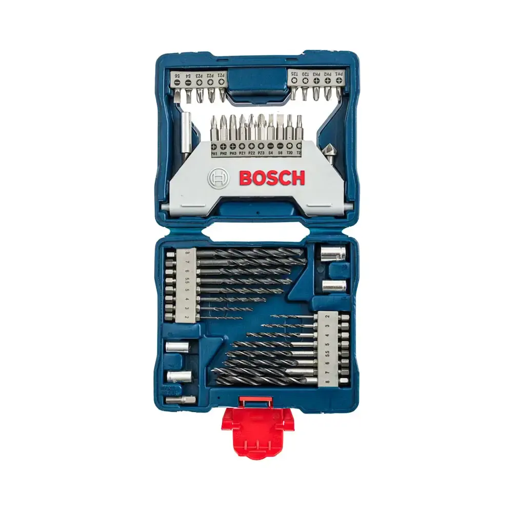Kit de pontas e brocas Bosch X-Line 43 peças — fotografia de referência