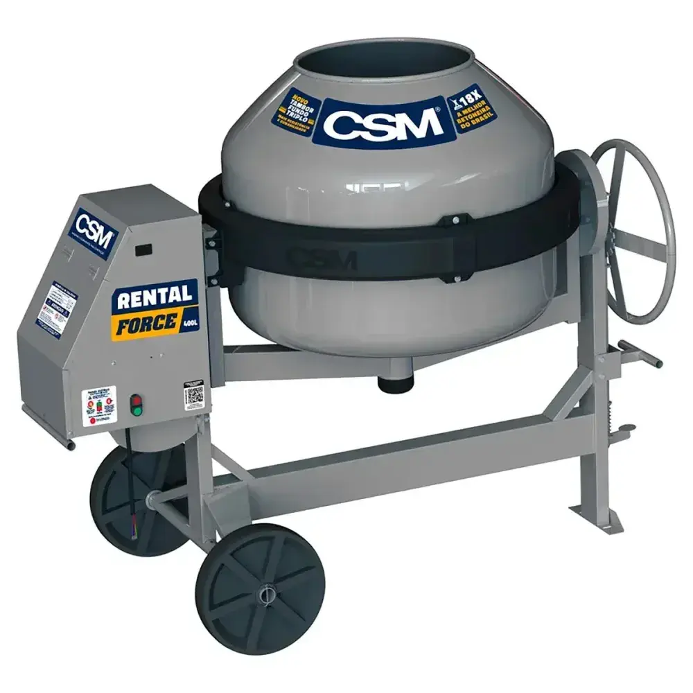 Betoneira rental force mono 400L 220V CSM — fotografia 9