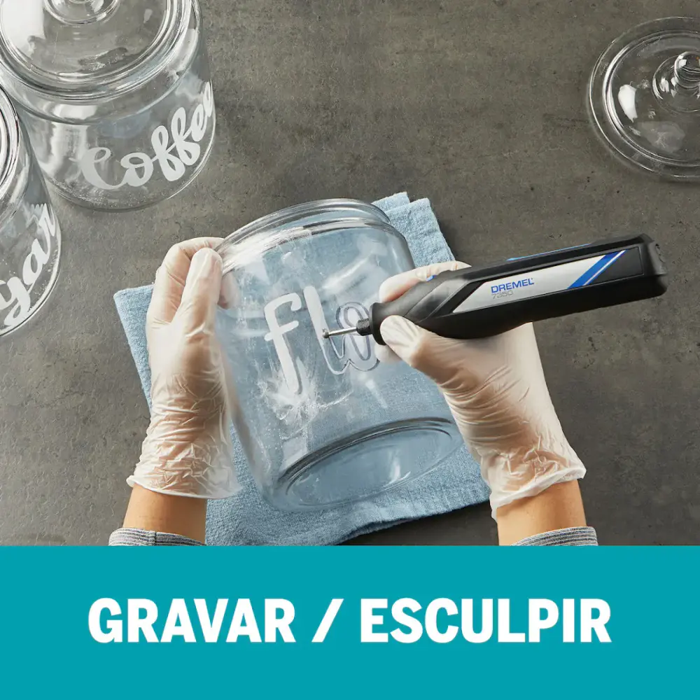 Retífica Dremel 7350 bateria 4V bivolt Dremel — fotografia 6