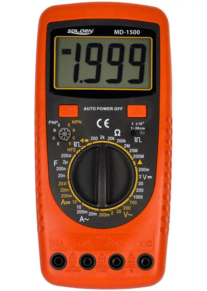 Multímetro digital MD-1500 cati 1000V Solden — fotografia de referência