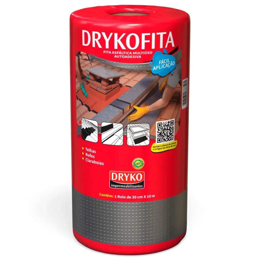 Manta autoadesiva de alumínio 30CMX10M Dryko